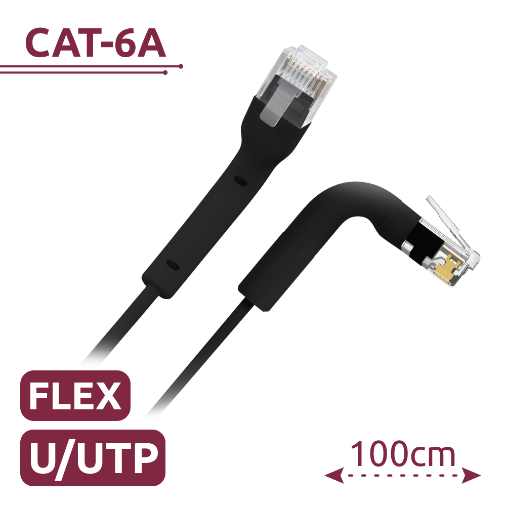 UTP6A-FLEX-1BK