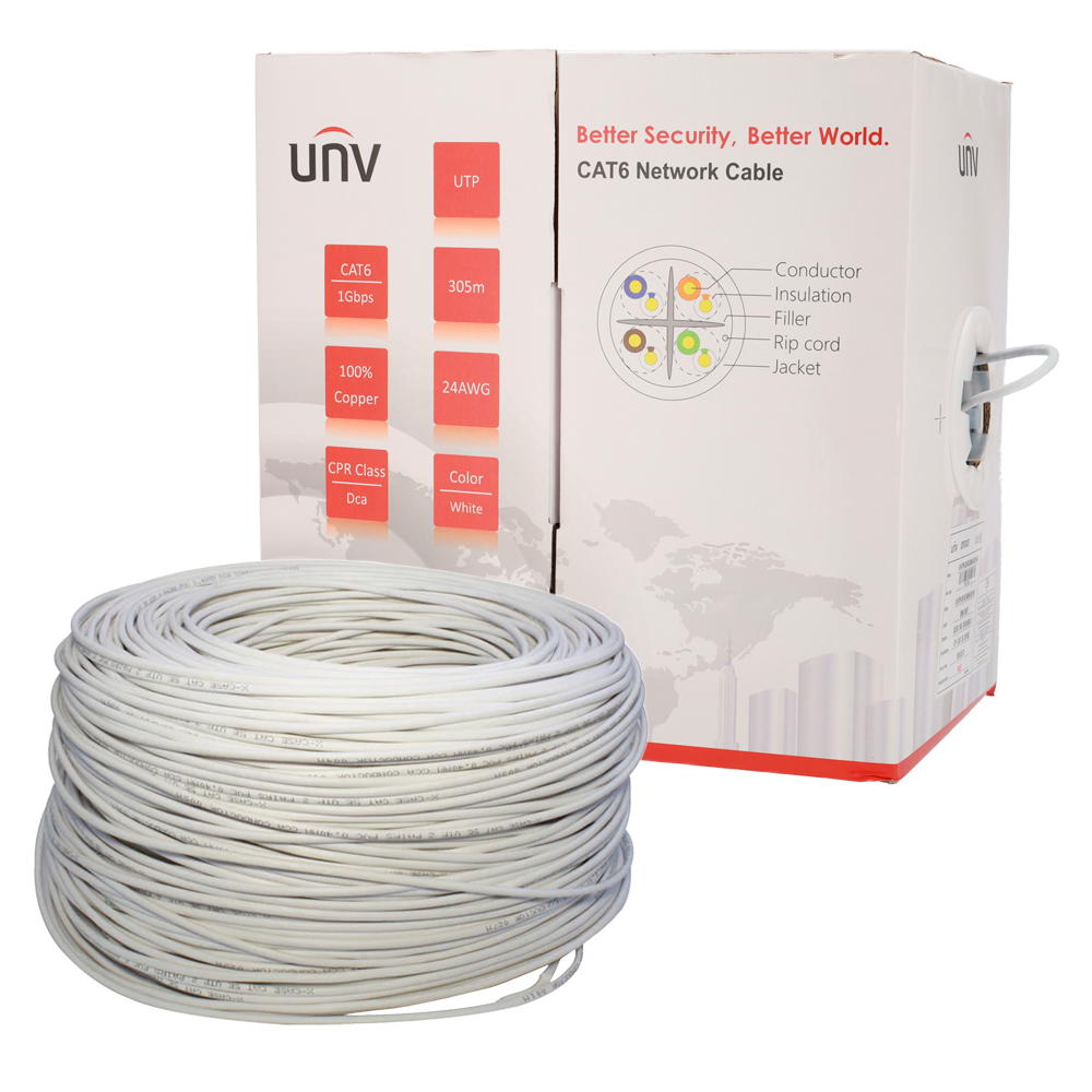 UV-UTP6-500-BC24AWG-DCA-R-W