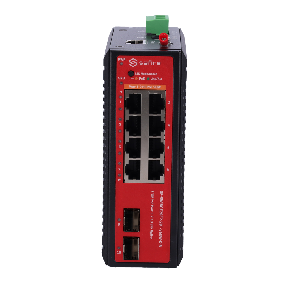 SF-SWI8GE2SFP-2BT-360W-DIN