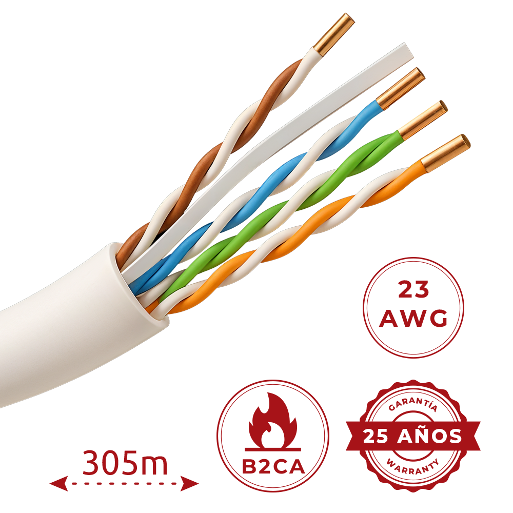 UTP6A-305-LSZH-B2ca-23AWG