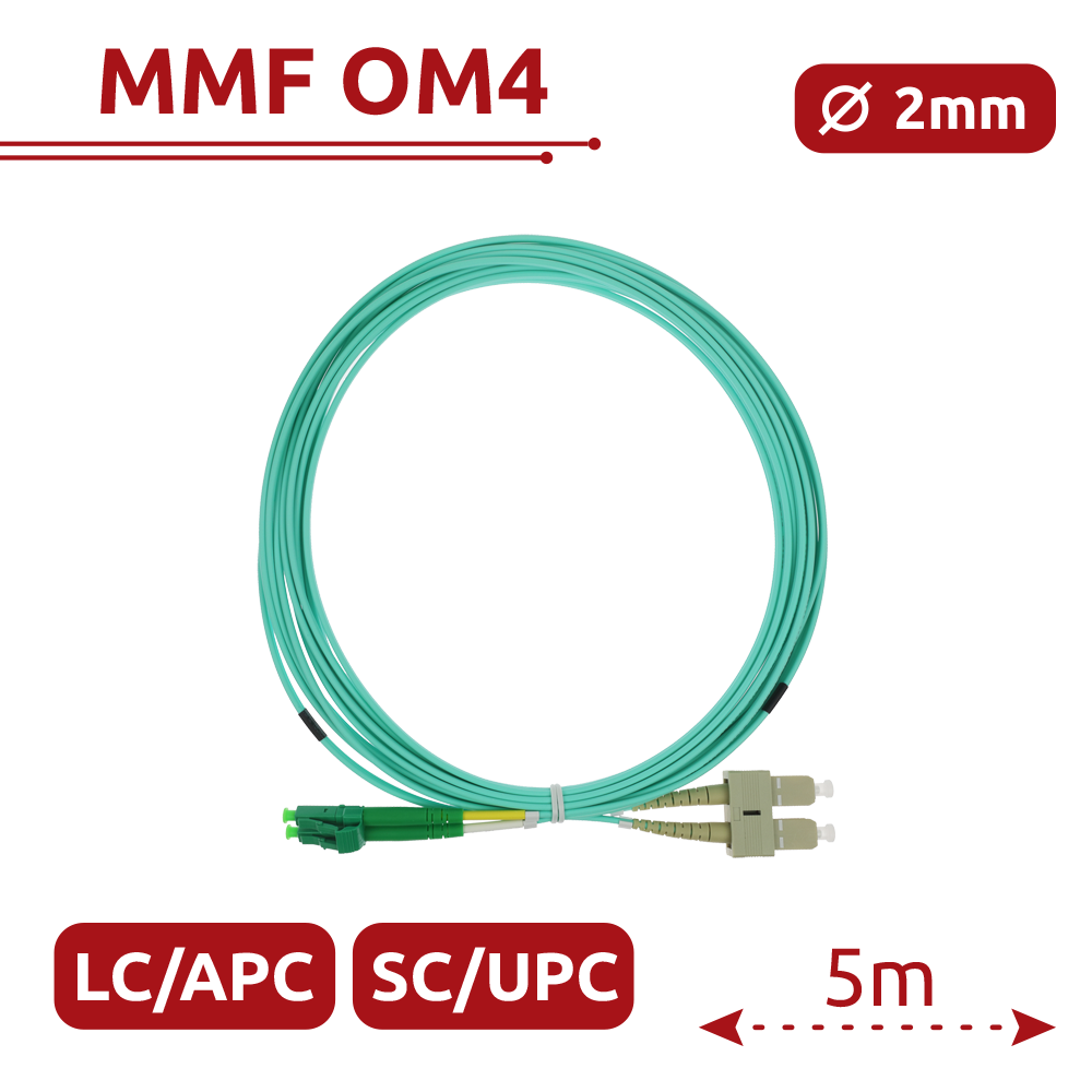 SF-LC-APC-SC-UPC-OM4-DX-5M