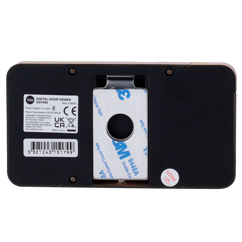 YALE-DOORVIEWER500-SILVER