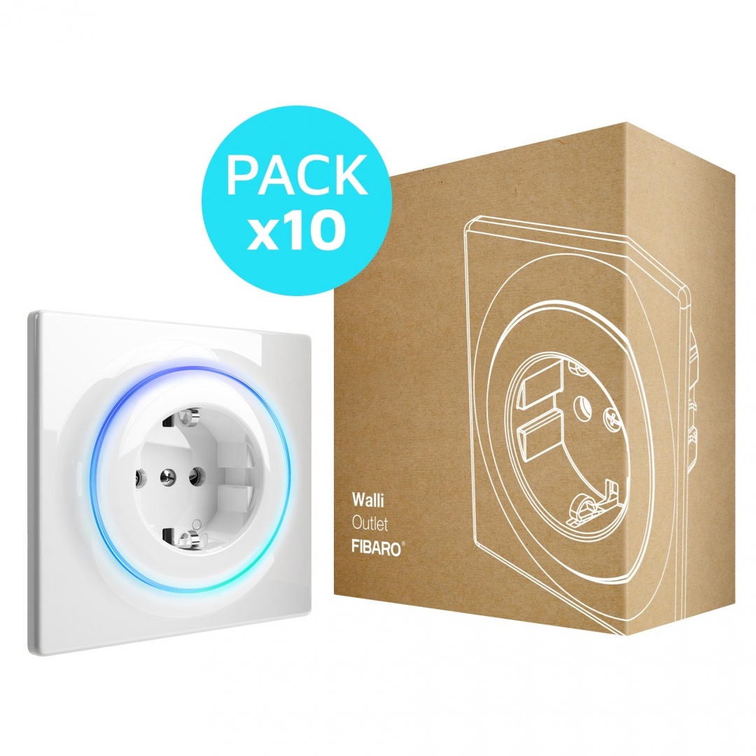 Pack 10 walli Outlet type F